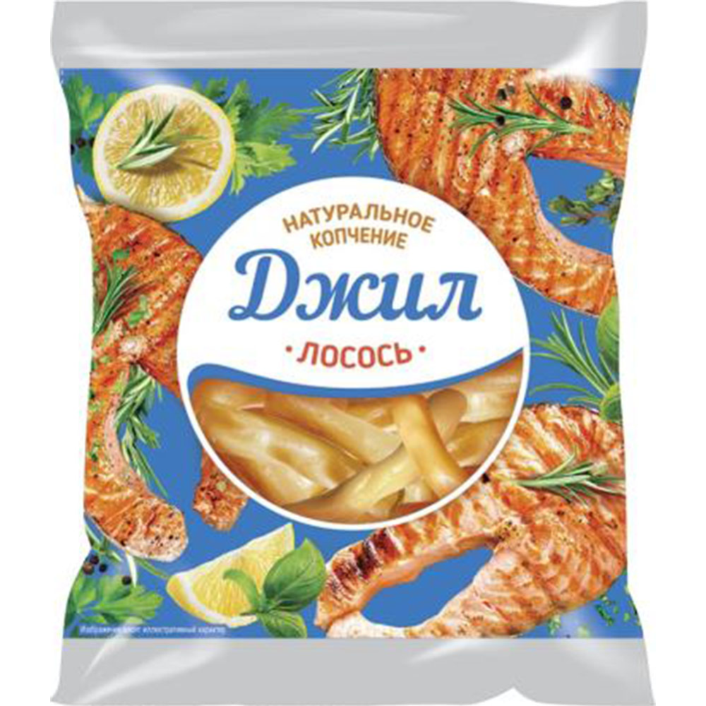 Продукт плавленый копченый "Джил" со вкусом ЛОСОСЬ 100 гр