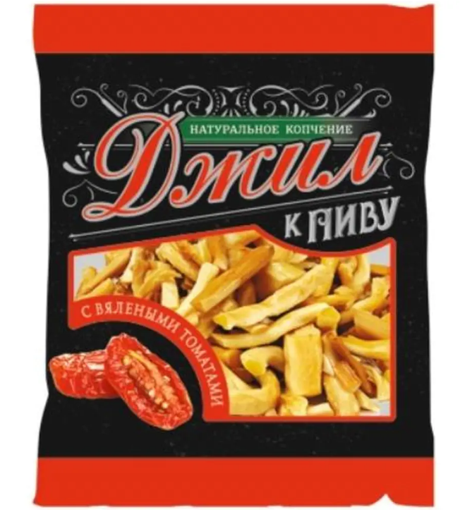 Продукт плавленый копченый "Джил" со вкусом ВЯЛЕНЫЕ ТОМАТЫ 100 гр.