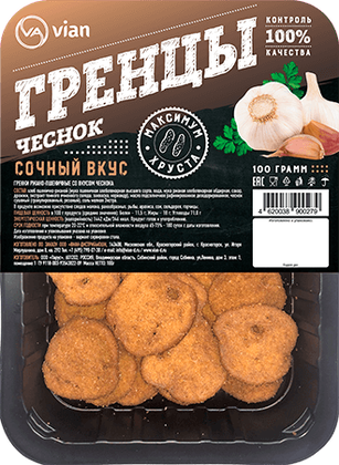 Гренцы "Чеснок"