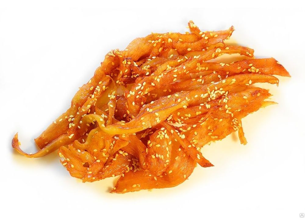 Кальмар с перцем и кунжутом (рваный)