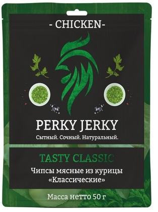 Чипсы "PERKY JERKY" мясные из курицы "Классические"