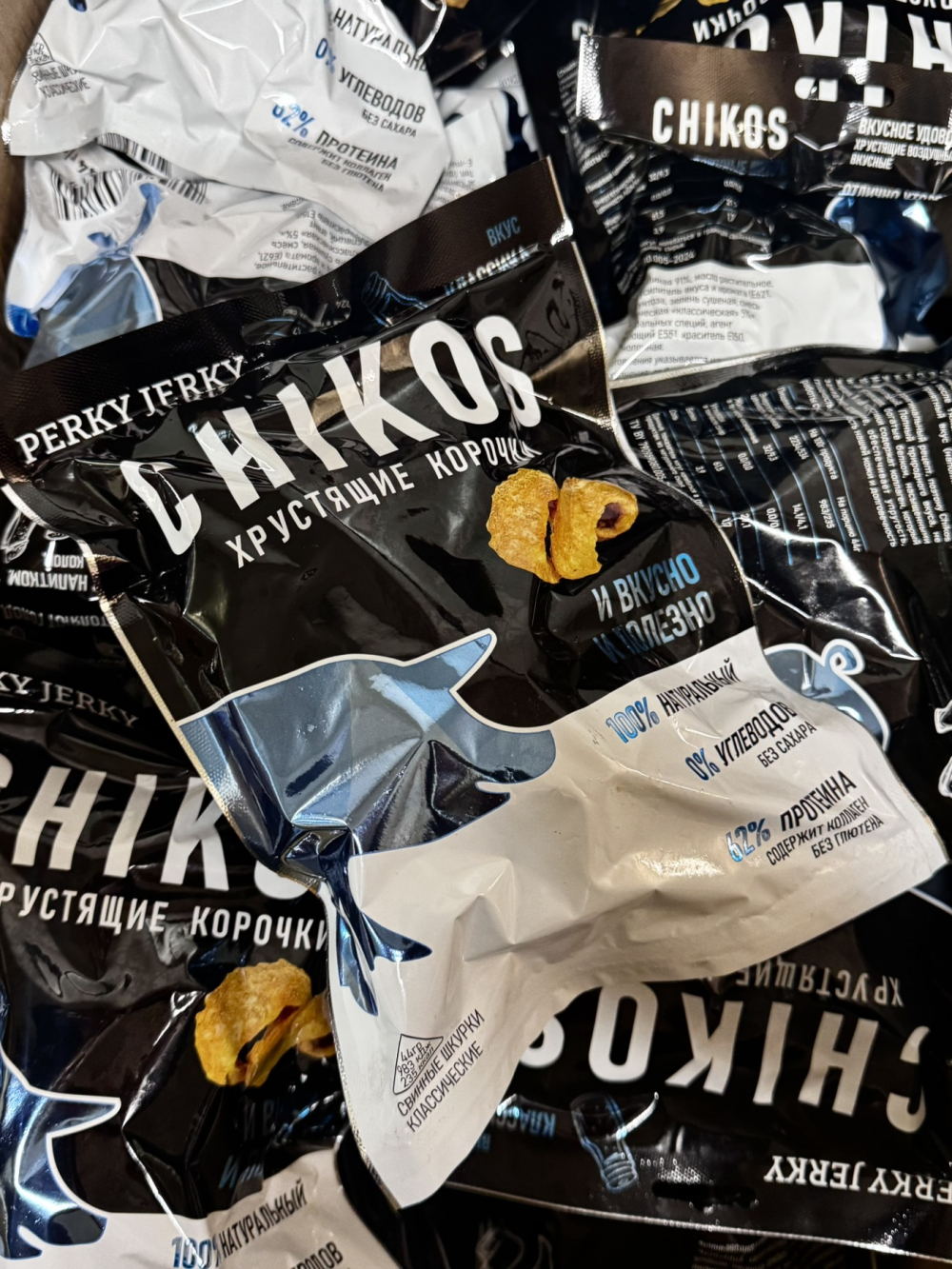 Шкурки свиные "Chikos" классические