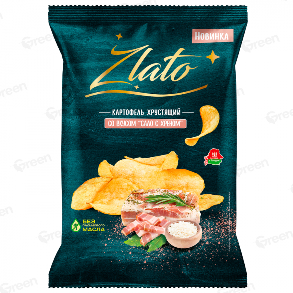 Картофель хрустящий со вкусом салями "Сало-хрен"