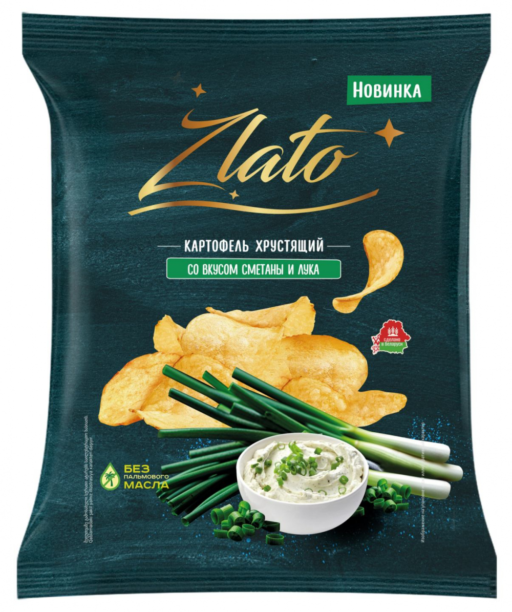 Картофель хрустящий со вкусом Сметаны и лука