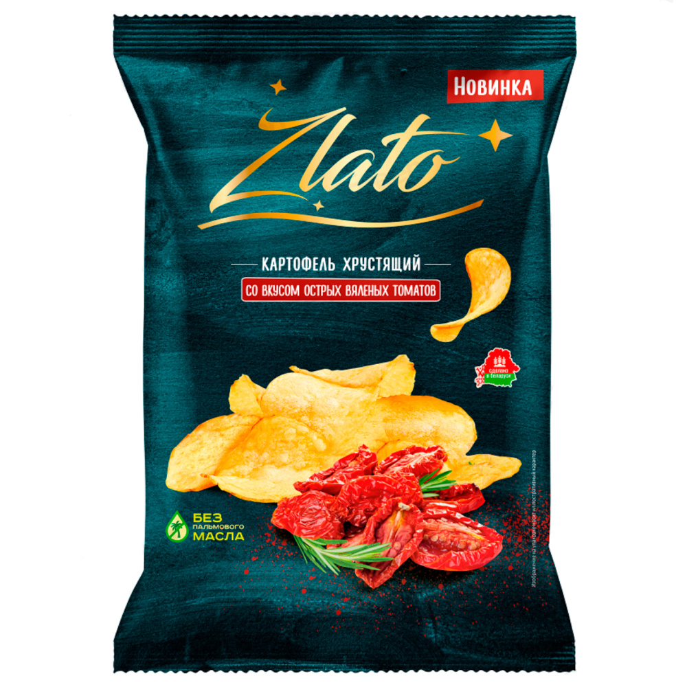 Картофель хрустящий со вкусом салями "Вяленый томат"